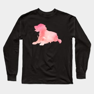 Pink Golden Retriever Long Sleeve T-Shirt